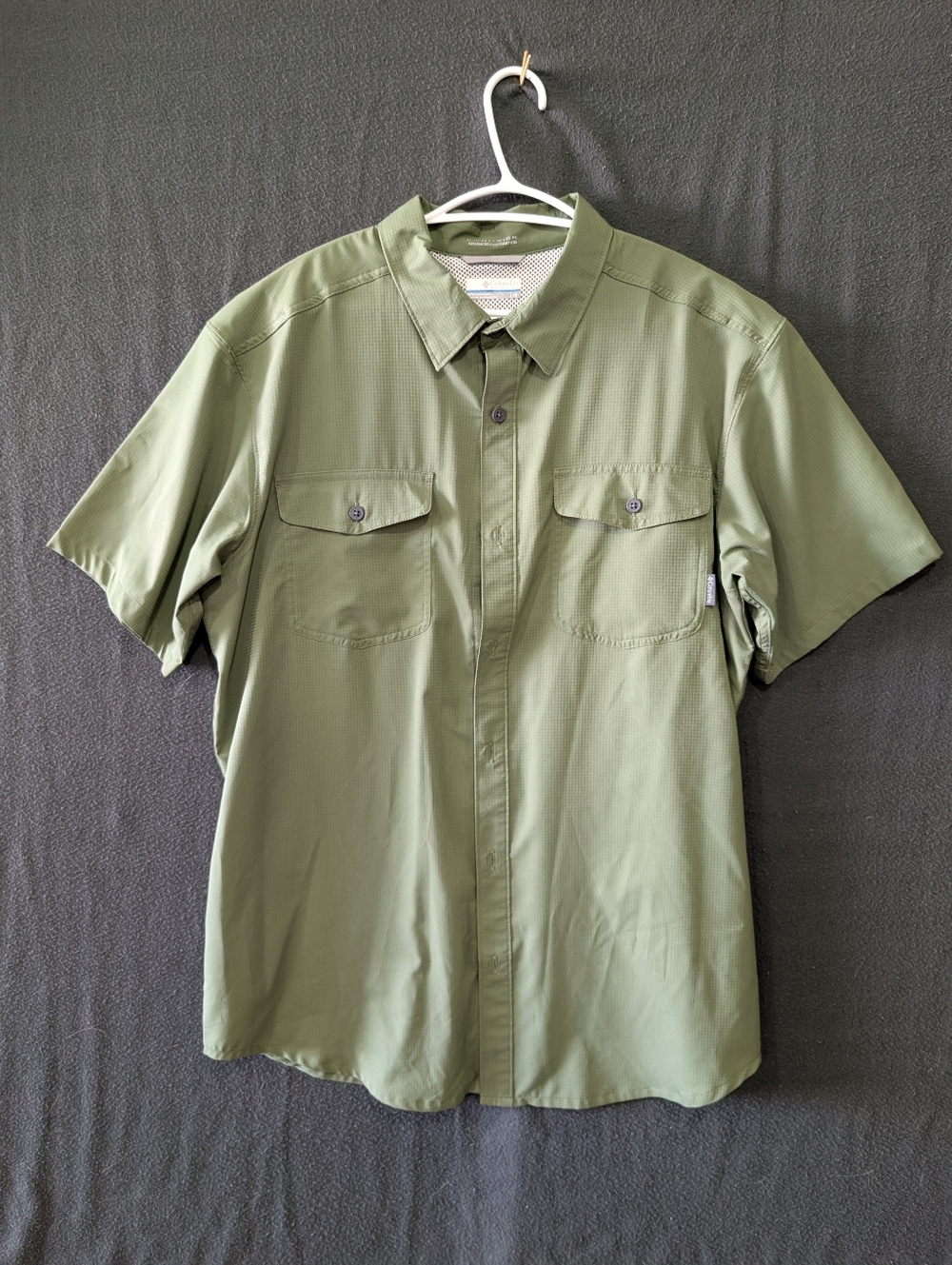 Columbia Men's Utilizer II Omni Wick Solid Short Sleeve Shirt - Men's Size L